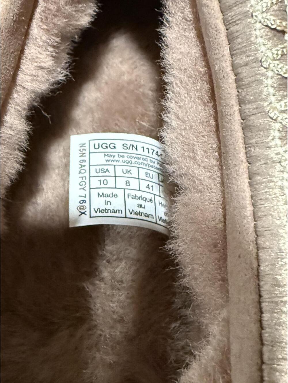 Size 10 - UGG Women’s Tazz 2 Slipper “Rocky Oak” - Picture 6 of 6